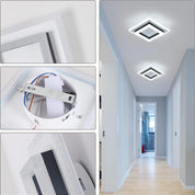 Ceiling Light, 24W Modern Ceiling Lamp, LED Ceiling Lights for Bedroom Hallway Office Kitchen Living Room, Cold White