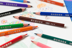 Kids Evolution Triangular Colouring Pencils – 12 Pack, Break-Resistant, Easy Grip