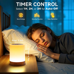 Rechargeable RGB Touch Night Light for Bedroom