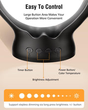 Sad Lamp 10000 Lux Light Therapy, 3 Colors, 4 Timers, 5 Levels, UV-Free Sunlight        4o
