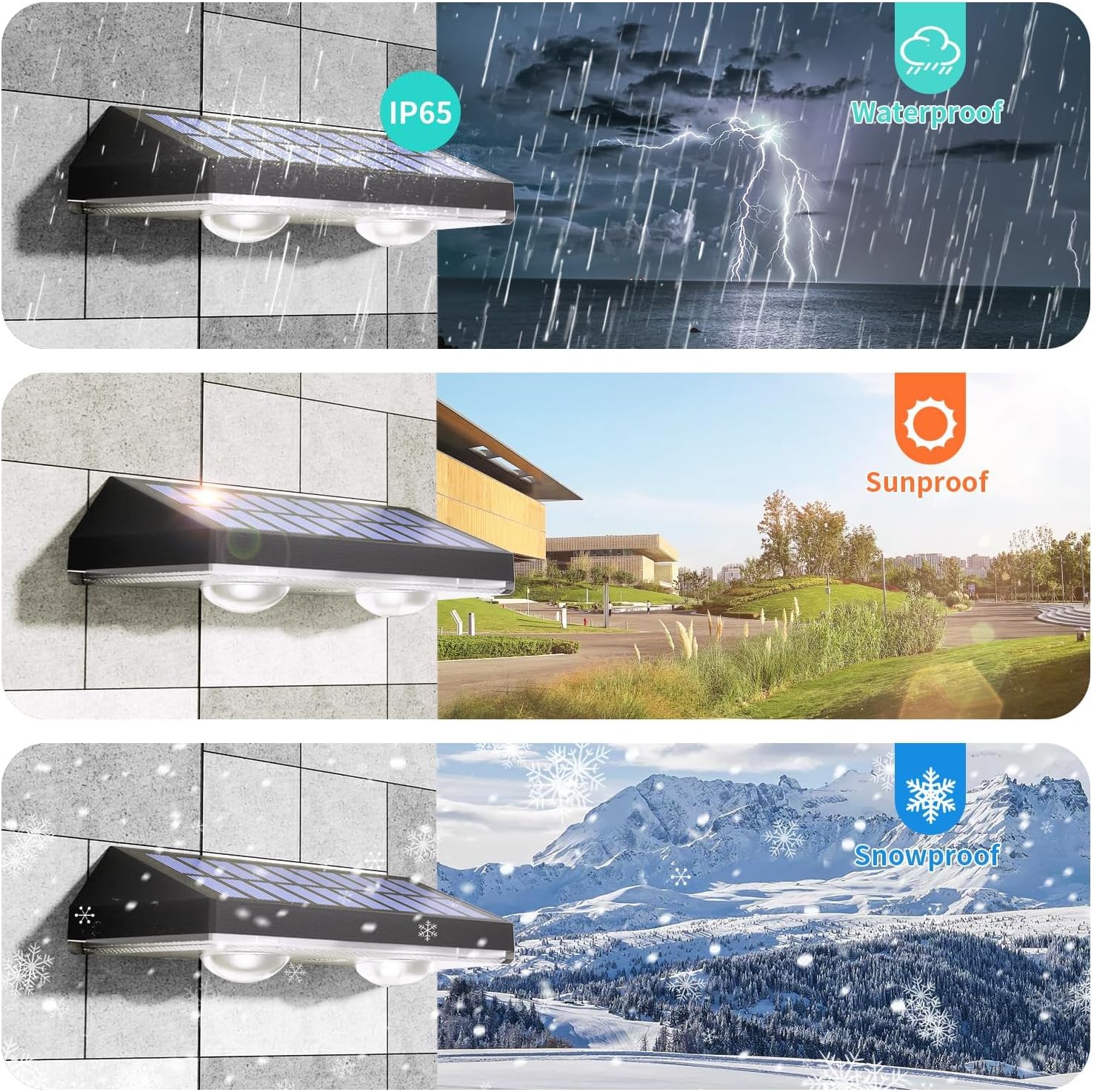 RGB Solar Fence Lights – Waterproof Outdoor Deck Lighting