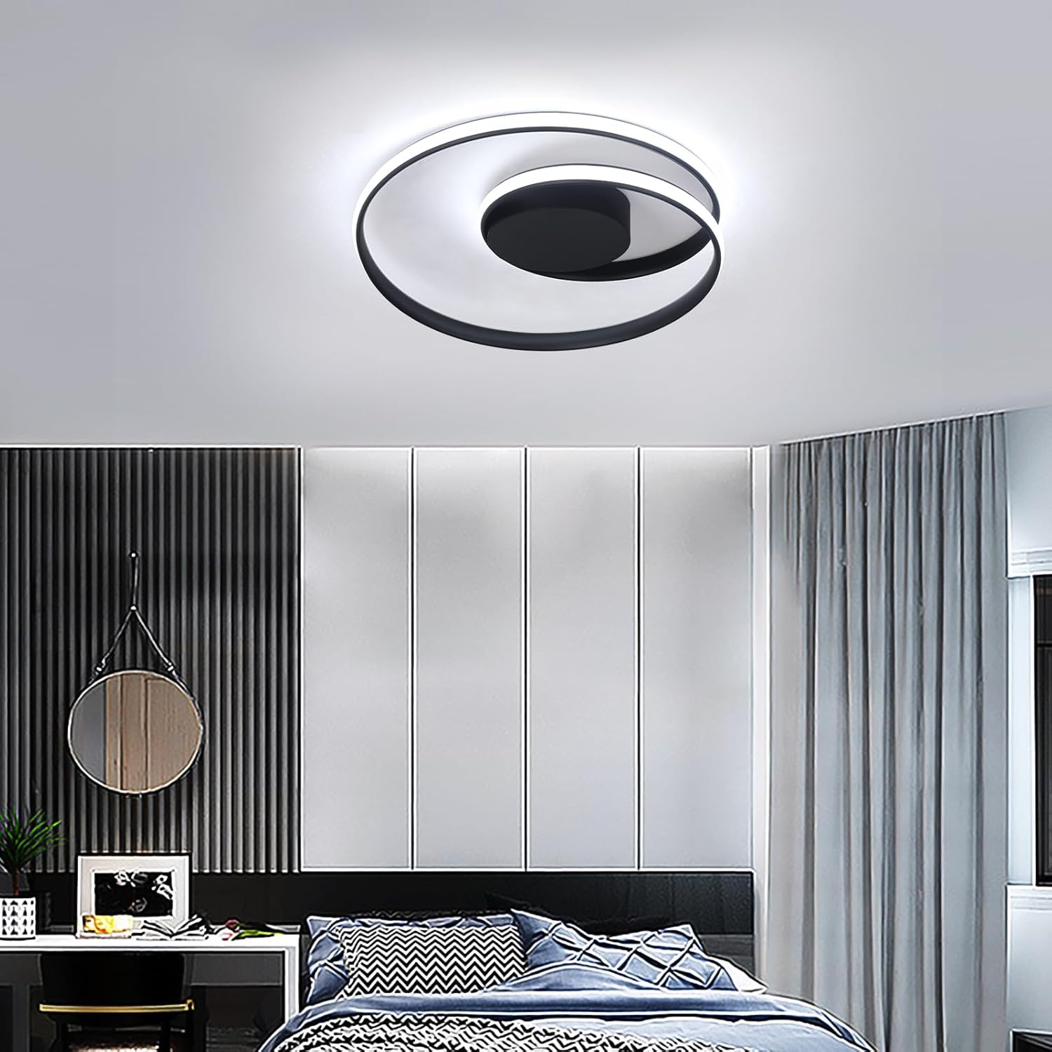 18'' Dimmable LED Ceiling Light with Remote Control
