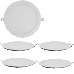 24W LED ROUND Recessed Ceiling Flat Panel Ultra Slim White Panel Light for Commercial Lighting