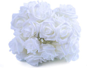 LED Rose Flower String Lights, 20 Warm White Battery Fairy Lights
