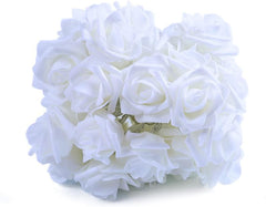 LED Rose Flower String Lights, 20 Warm White Battery Fairy Lights