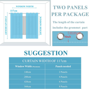 Navy Blue Blackout Curtains W38 x L54 – Eyelet Thermal Insulated 2 Panels, Short Drapes