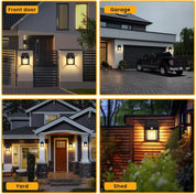 Solar Motion Sensor Wall Light for Outdoors