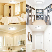 22CM LED Ceiling Light, 18W, 3 CCT Waterproof Flush Mount
