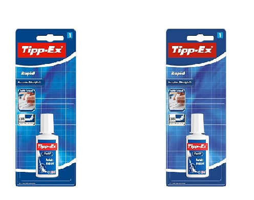Correction Fluid Bottle – 20ml White Quick-Dry Liquid for School & Office Use