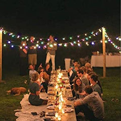 Outdoor christmass string lights