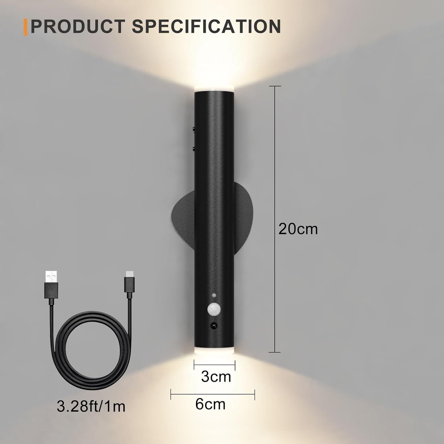 2 Pack Motion Sensor Up and Down lights
