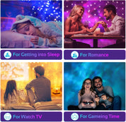 Galaxy Projector Light with 16 Colors & Star Effects