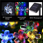 Flower Solar String Lights