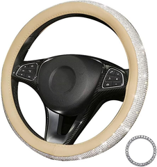 Bling Diamond Steering Wheel Cover – Sparkly Glitter Car Accessory for Women