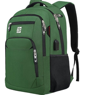 Laptop Backpack – Anti-Theft Business Rucksack with USB & Headphone Port, Travel Bag