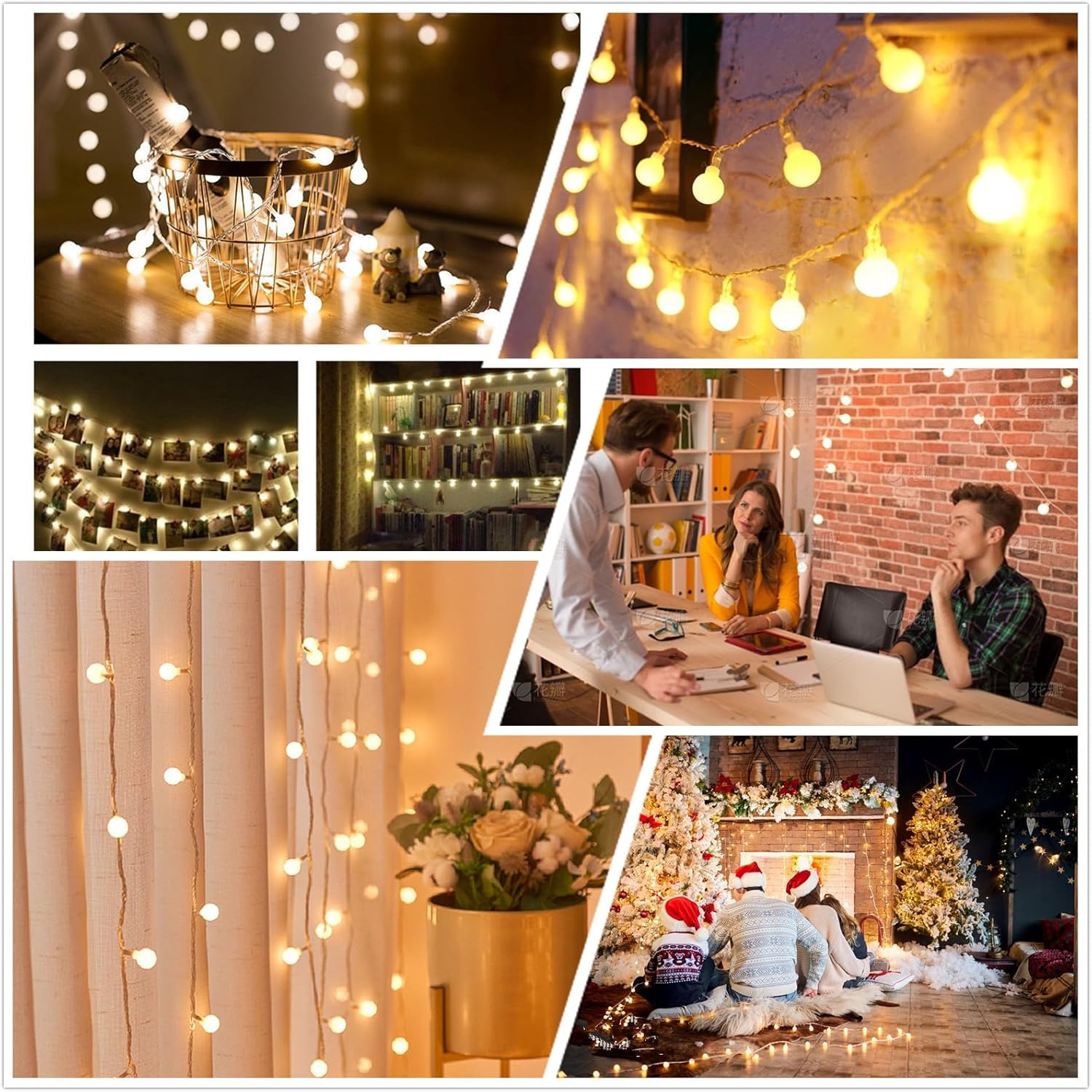 Christmas Tree globe fairy lights