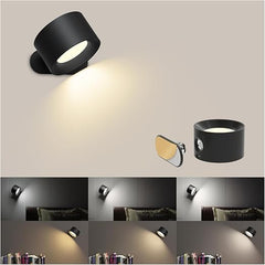 Battery Operated LED Wall Light, Adjustable, 3 Modes