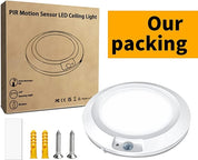 Motion Sensor Ceiling Light for Shed