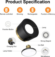 2 Pack Picture Spotlights With Remote