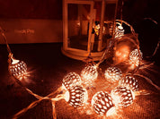 USB Moroccan Fairy Lights – 20 Warm White LEDs