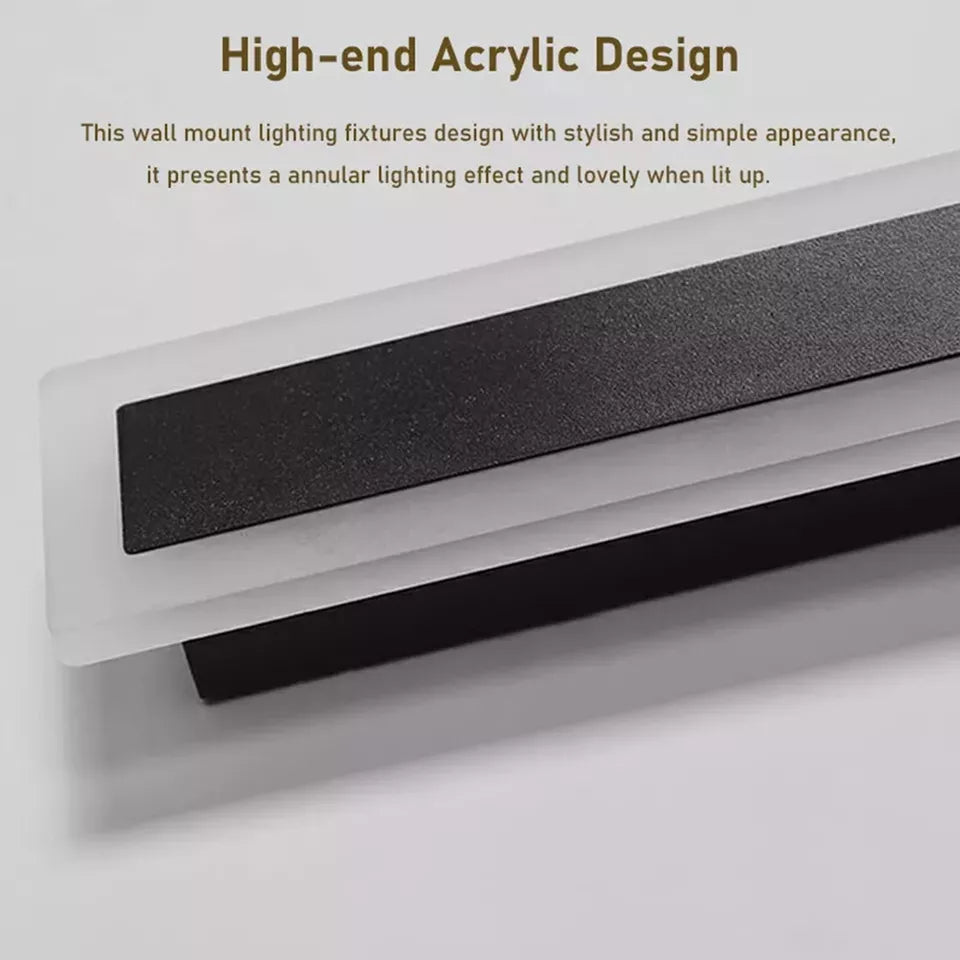 Modern Waterproof LED Wall Light – Indoor & Outdoor