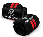 Weight Lifting Wrist Wraps 20" – Cotton Thumb Loop Straps for Gym & Training