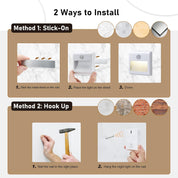 2 Pack Stick-On Motion Sensor Night Light