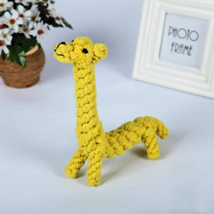 Giraffe Rope Chew Toy for Dogs – Teething, Training & Boredom Relief for Puppies