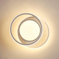 Modern LED Ceiling Lights 32W 2350lm, Warm White 3000K, Round Ceiling Lighting for Bedroom Hallway Balcony Corridor