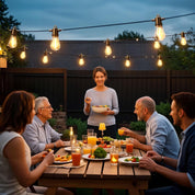 15M Outdoor LED String Lights with S14 Bulbs