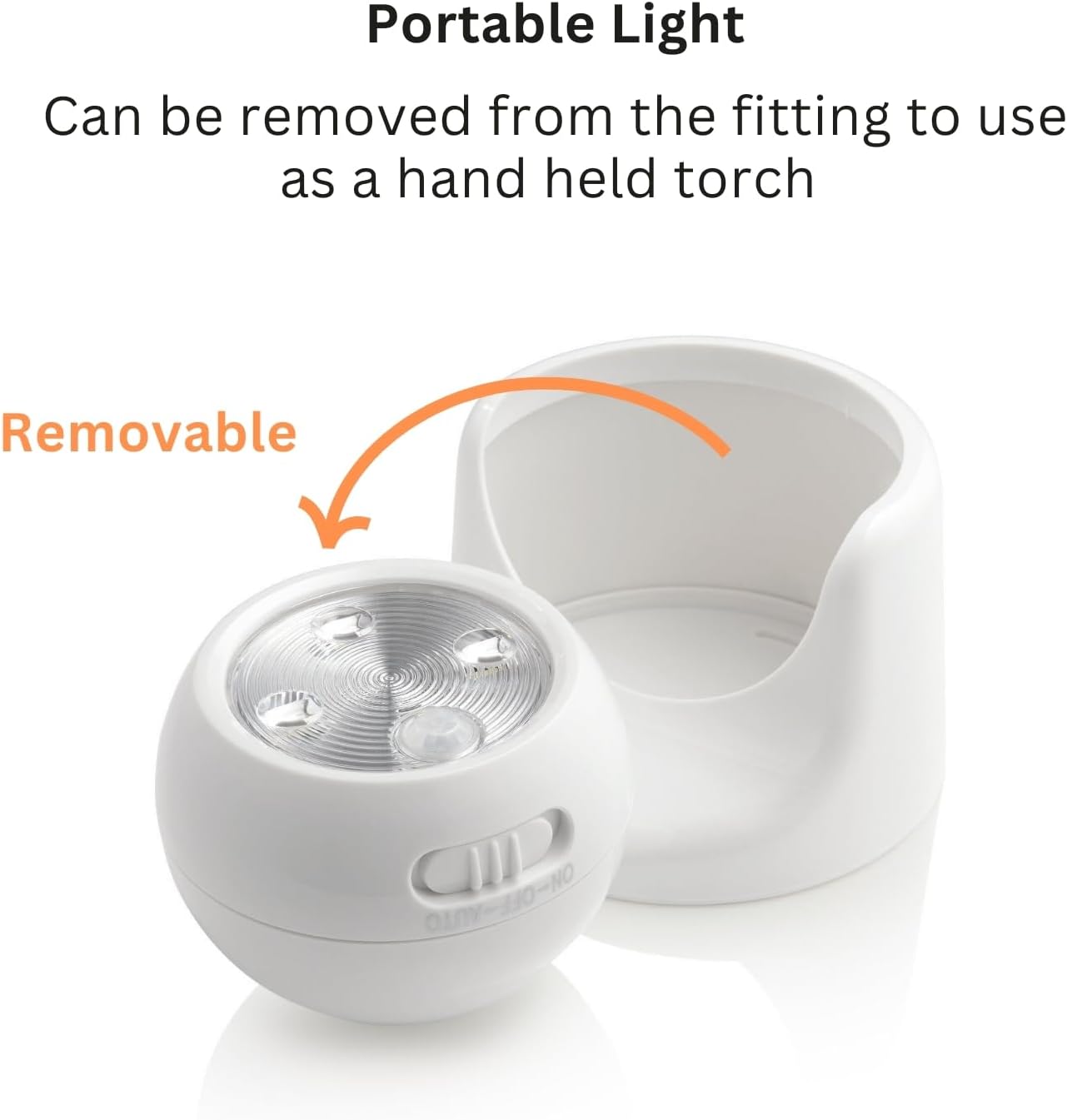 Motion Sensor Light – Battery Powered, Cordless Design
