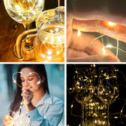 10 Pack LED Fairy Lights – 3M, Battery, Waterproof