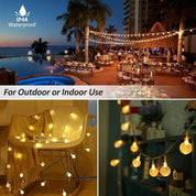 100 LED Globe Fairy Lights 15M – USB/Battery, Remote