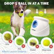 Automatic Dog Ball Launcher, Rechargeable Fetch Machine for Large Dogs (10–40Ft)