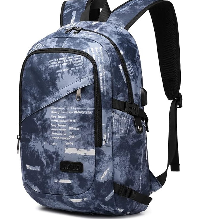 Anti-Theft Laptop Backpack – 15.6" USB Charging Travel & Work Rucksack Unisex