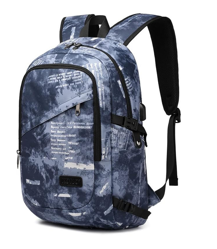 Anti-Theft Laptop Backpack – 15.6" USB Charging Travel & Work Rucksack Unisex