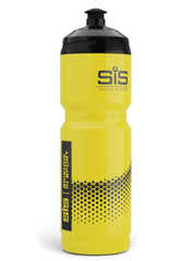 800ml Clear Sports Water Bottle – Transparent Plastic Bottle with Black Logo for Gym & Travel