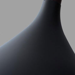 Black Iron E27 Light Fixture, 17×35cm, Bulb Not Included