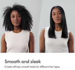 Premium Hair Straightener – Bright Copper/Nickel Finish, Smooth Styling Flat Iron for Sleek, Shiny Hair