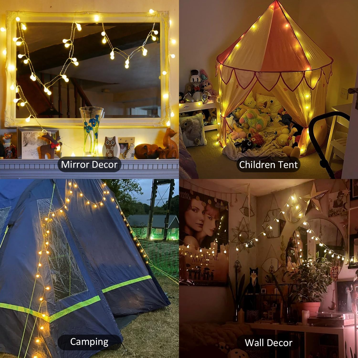 Battery Globe Fairy Lights – 5M 50 Warm LEDs