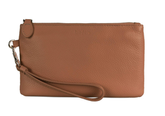 Genuine Leather Wristlet Clutch Wallet for Women – Card & Cash Organizer Purse