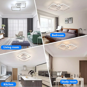50W Dimmable LED Ceiling Light with Remote Control – Modern Pendant Lamp for Living Room – 60cm, Adjustable Brightness & Color Temperature