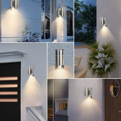 Outdoor Wall Light with PIR Motion Sensor, GU10 Base, IP44