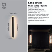 Modern LED Wall Light Sconce – Waterproof Outdoor/Indoor Long Strip Lamp, Energy Saving