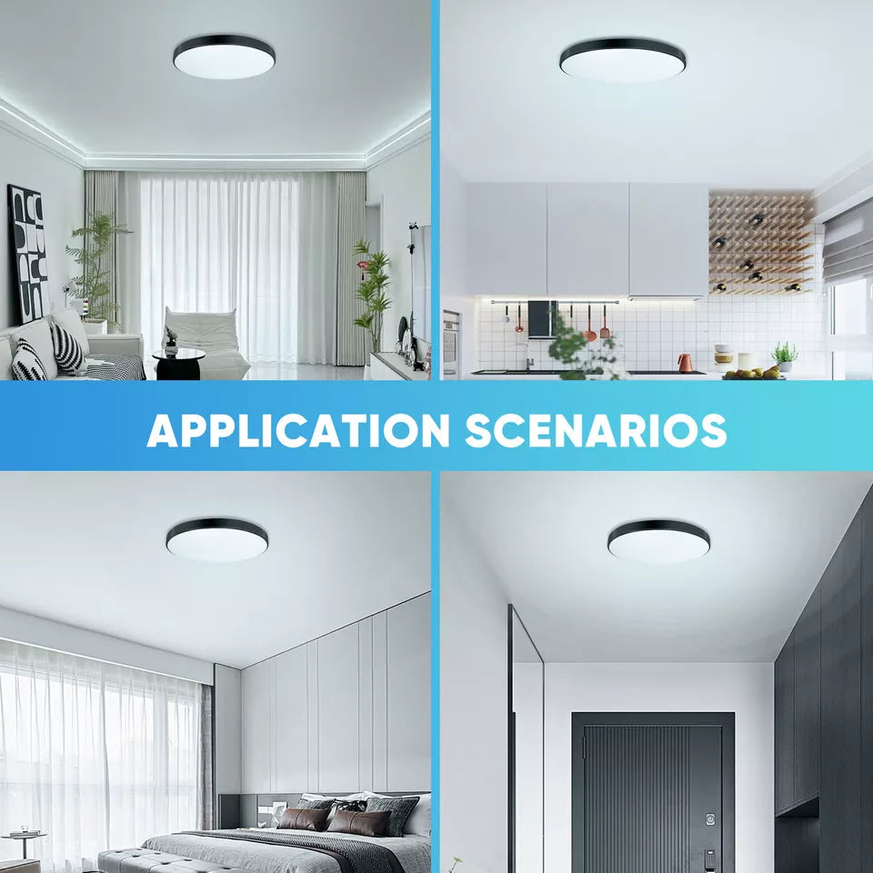 Round LED Ceiling Light Panel – Modern Waterproof Downlight