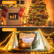 29.2M 220 LED Plug-in Fairy String Lights – Warm White, Remote, 8 Modes