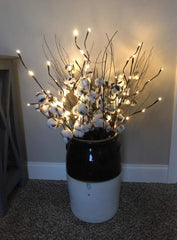 3PK White Birch Twig Lights with 60 LEDs – 76cm