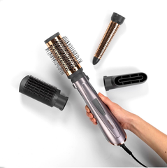 Air Styler 1000W – All-in-One Hair Dryer Brush, Volumiser & Curler with Ionic Tech