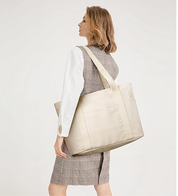 Women’s Large Work Tote Bag with 15.6” Laptop Compartment & Travel Sleeve