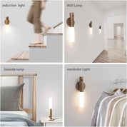 Rechargeable Motion Sensor Night Light with Magnetic Base, 2 Pack